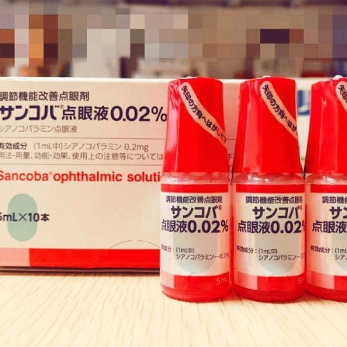 Thuốc nhỏ mắt cận thị Sancoba 5ml của Nhật