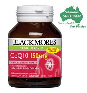 Thực phẩm chức năng bổ tim mạch Blackmores CoQ10 150 mg 