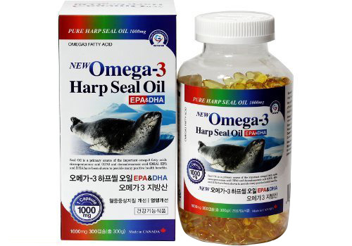 Tinh dầu hải cẩu Hàn Quốc New Omega 3 Harp Seal Oil