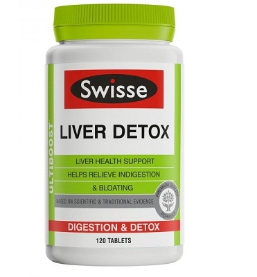 Viên uống giải độc gan Swisse Liver Detox Úc