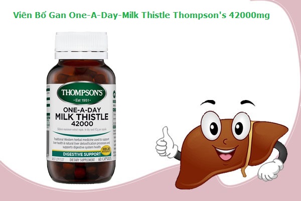 Viên uống Thompson's One-A-Day Milk Thistle 42000mg