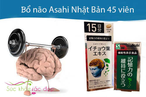 Viên bổ não Asahi Nhật Bản cải thiện sức khỏe não bộ