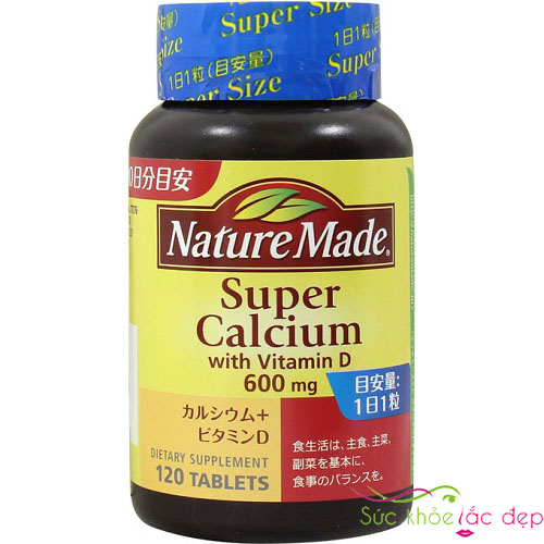  Cách sử dụng canxi nature made super calcicum có hiệu quả