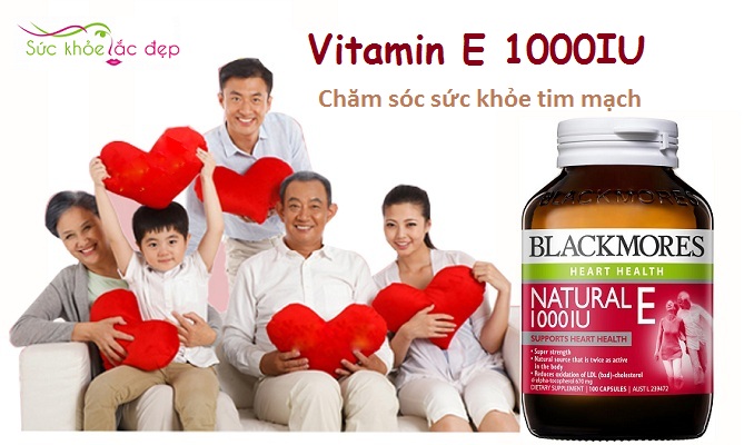 Blackmores Natural Vitamin E 1000IU 100 viên