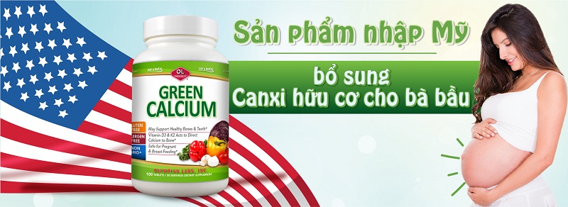 Viên Uống Bổ Sung Canxi Hữu Cơ Green Calcium 
