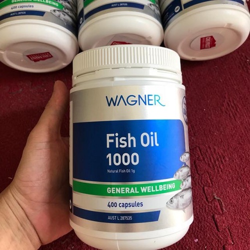 Viên uống dầu cá Wagner Fish Oil 1000 400 viên