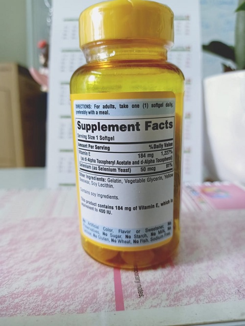 Viên Uống Vitamin E - 400IU NATURAL Tốt Nhất Hiện Nay Của Mỹ