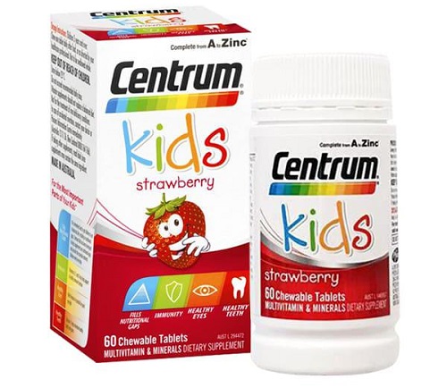 Vitamin tổng hợp Centrum Kids Strawberry cho trẻ em của Úc