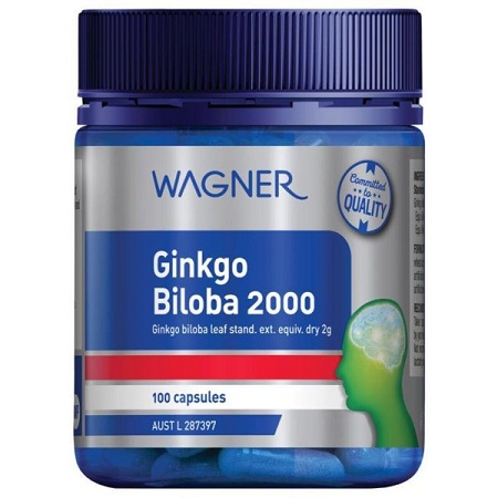  Viên uống tuần hoàn não Wagner Ginkgo Biloba 2000 100 viên