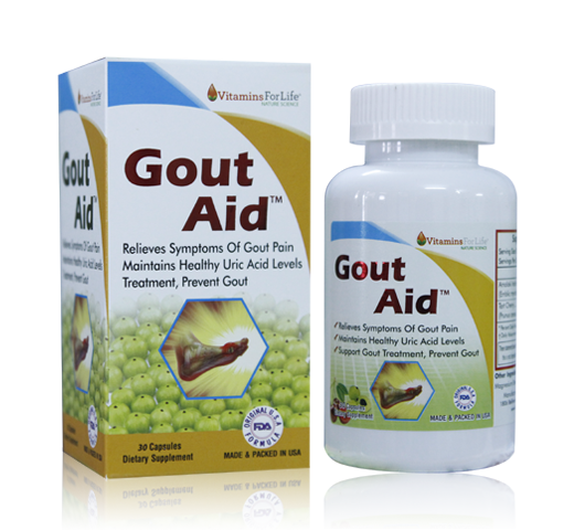 Viên Gout Aid Vitamins For Life giup xua tan nỗi lo bệnh Gout