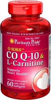 Viên uống tốt cho chức năng hệ tuần hoàn - CoQ10 L carnitine của Mỹ