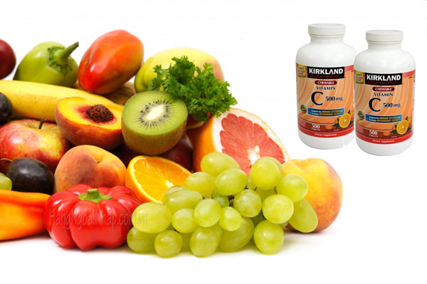 Vitamin C Kirkland sản phẩm cung cấp vitamin tối ưu