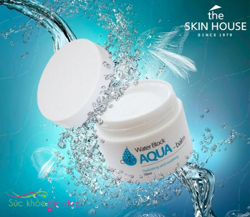kem dưỡng the skin house water block aqua balm